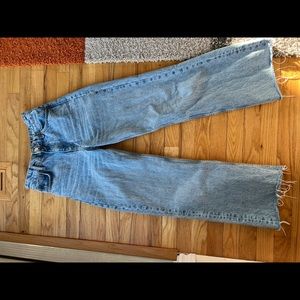 wide leg zara jeans